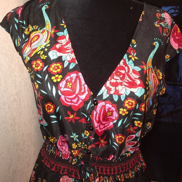 🌸SUMMER FASHION BOHO FLORAL HIGH LOW DRESS🌺 - Picture 5 of 6